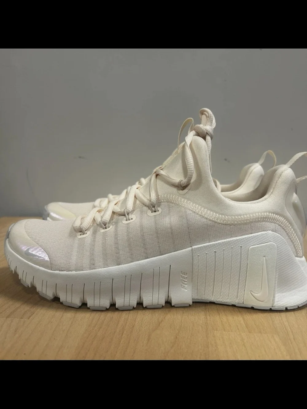 Nike Free Metcon 6 FJ7126-112 White Lace-Up Low Top Gym Training Sneaker